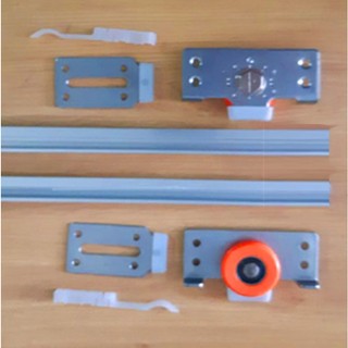Combo 4 cặp ray trượt cửa lùa U.Đài Loan (Thanh ray trên và thanh ray dưới )