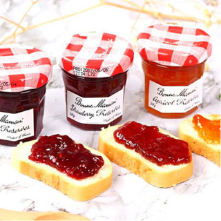 Combo 4 vị mứt Bonne Maman 30g ( vị cherry, mơ, cam, phúc bồn tử)