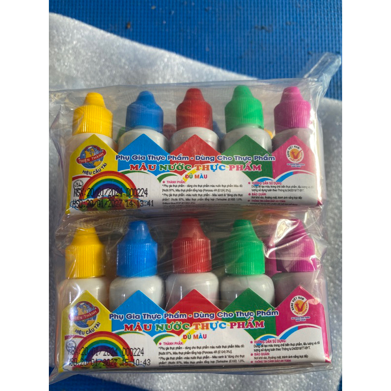 Màu thực phẩm size lớn ( nguyên liẹu làm bánh, làm slime)