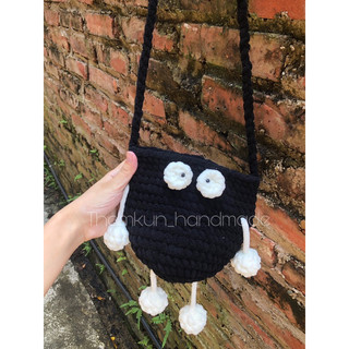 túi bồ hóng len handmade đeo chéo