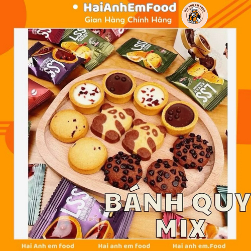 Bánh Quy Gấu LSS Mix 6 Vị, Bánh Quy SOCOLA LSS Nội Địa Trung, Bánh Quy Mix Bơ Sữa