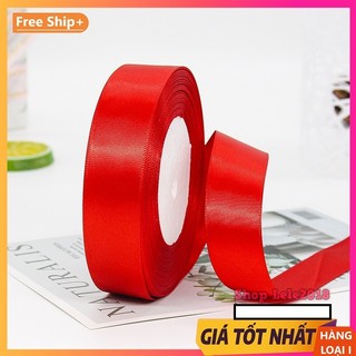 Ruy băng lụa satin loại đẹp size 2cm ( cuộn 22m )