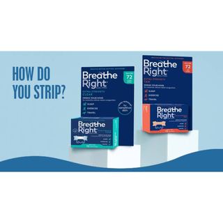 Miếng dán thông mũi Breathe Right Nasal Strips 72 miếng