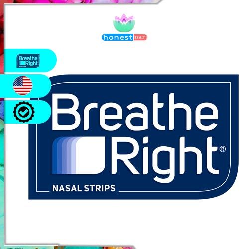 Miếng dán thông mũi Breathe Right Nasal Strips 72 miếng