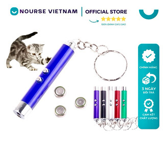 Đèn Laze cho mèo Đồ chơi trêu mèo phụ kiện cho mèo kèm pin NourseVietnam PK11