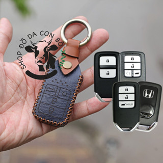  Bao da chìa khoá Honda City CRV BRV CIVIC ACCORD CR-V mẫu Cavat handmade da thật 004 