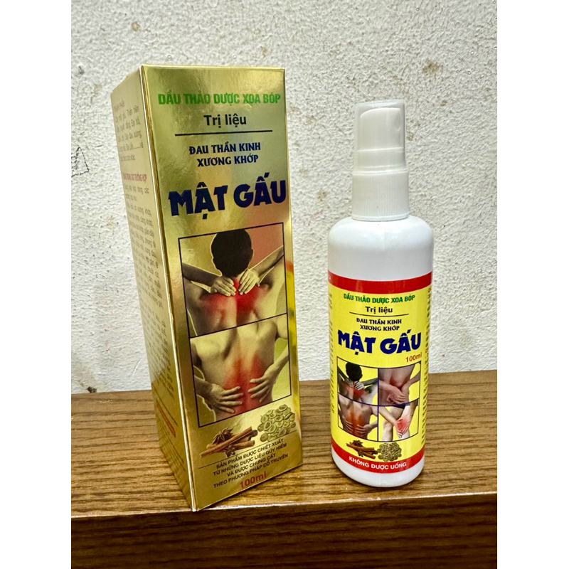 Tinh dầu thảo dược xịt hỗ trợ giảm đau cơ đau thần kinh hiệu quả