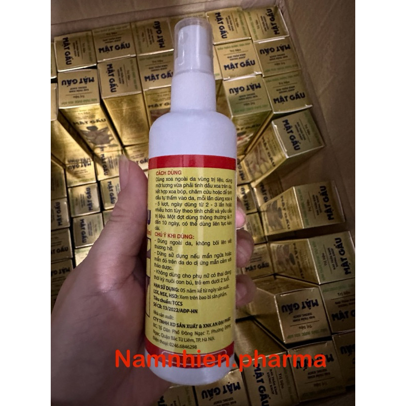 Tinh dầu thảo dược xịt hỗ trợ giảm đau cơ đau thần kinh hiệu quả