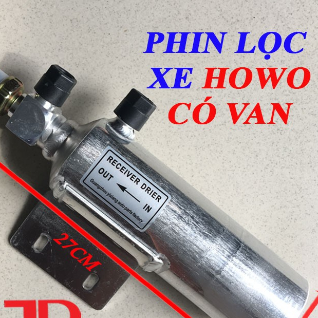[CN HCM] Phin Lọc Gas Xe HOWO Có Van