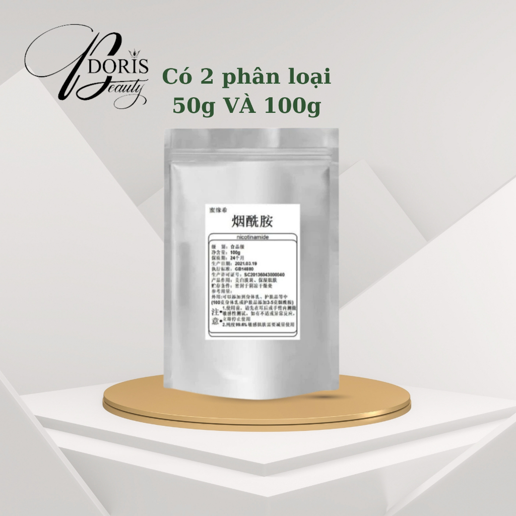 Bột Niacinamide Vitamin B3 Hỗ Trợ Làm Trắng, Sáng Da