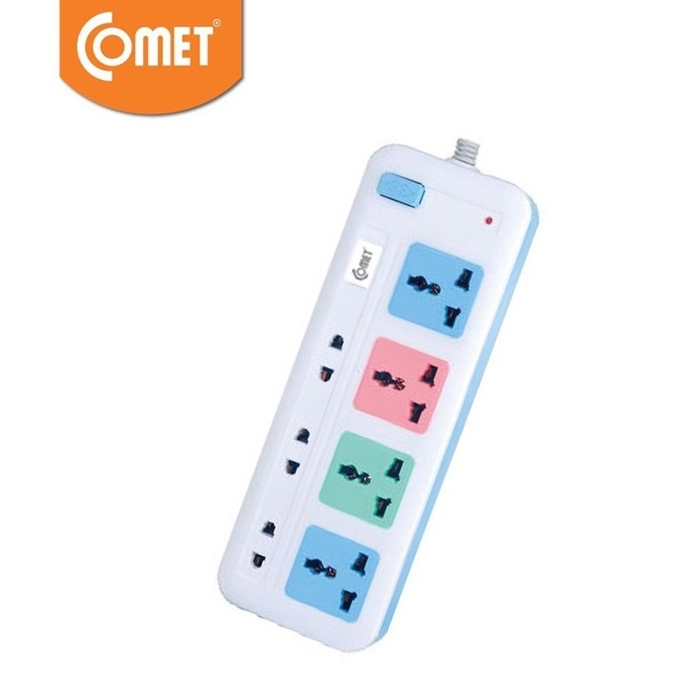 [Hàng hot] Ổ Cắm Điện Nối Dài Comet CES4433 dây dài 3m, 7 lỗ cắm - Ổ điện chính hãng