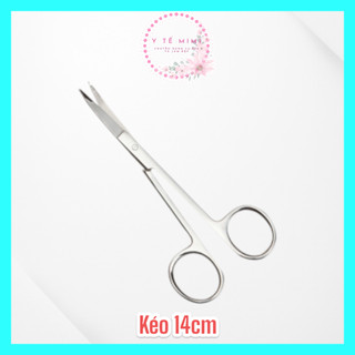 Kéo 14 cm cong 2 đầu nhọn