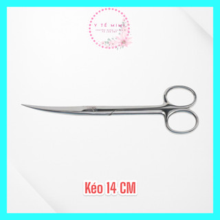 Kéo 14 cm cong 2 đầu nhọn