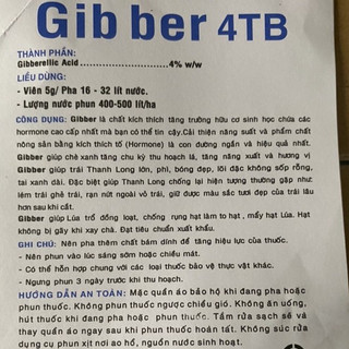 (COMBO10 viên)Viên kích thích sinh trưởng GA3