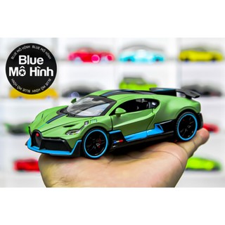 Xe mô hình Bugatti Divo MT 1:32 Xanh lá mờ