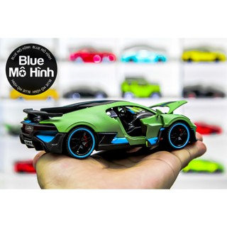 Xe mô hình Bugatti Divo MT 1:32 Xanh lá mờ