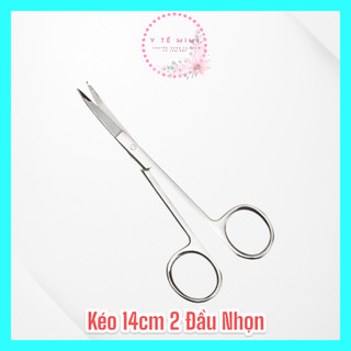 Kéo 10 cm thẳng 2 đầu nhọn