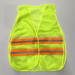 Áo phản quang công nhân lưới có dây thun 2 bên