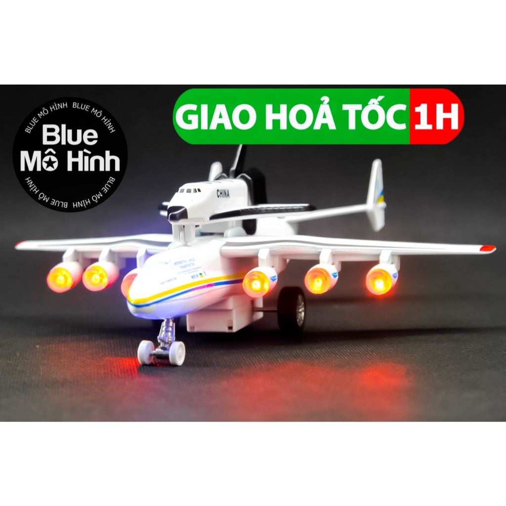 Mô hình máy bay vận tải Antonov An 225 Mriya bằng kim loại