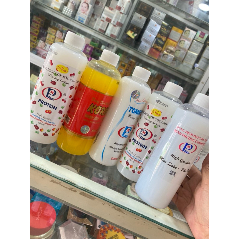 Thuốc uốn dập lạnh nhân sâm vitamin B5 KORIKO phục hồi tóc  yếu 500ml hàng  công ty