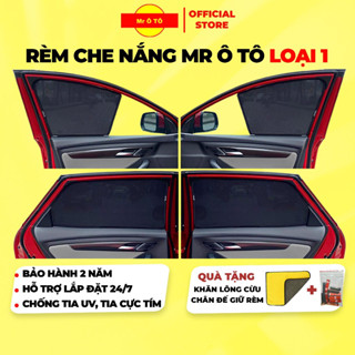 Rèm Che Nắng Ô Tô Loại 1 MR Ô.TÔ Chống Tia UV, Bộ 4 Tấm Thiết Kế Theo Xe [Có Quà Đặc Biệt], Tấm Che Nắng Xe hơi RCNB001