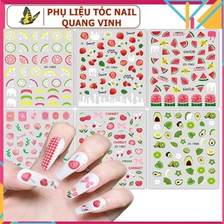 Miếng dán sticker móng 3d đủ mẫu