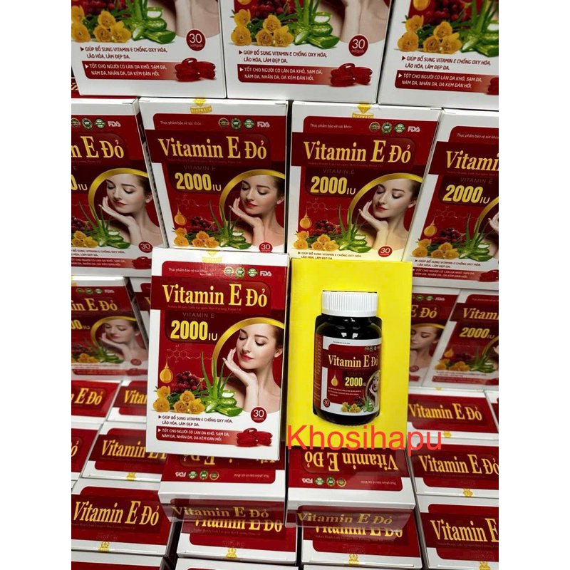 Viên uống vitamin   2000mg tinh dầu hoa anh thảo hỗ trợ chức năng sinh sản, bổ trứng, đẹp da, ngăn lão hoá 30v