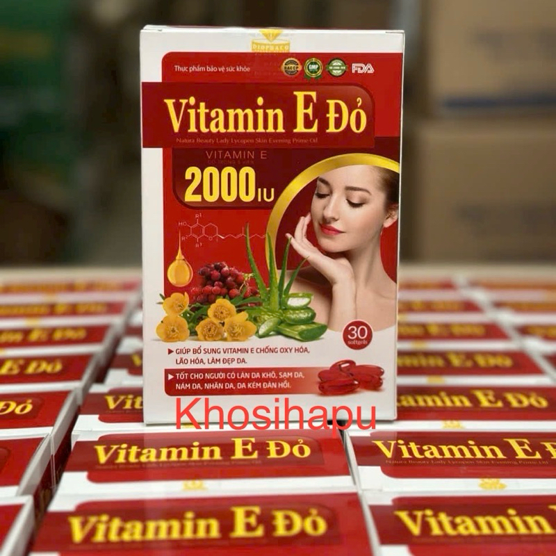 Viên uống vitamin   2000mg tinh dầu hoa anh thảo hỗ trợ chức năng sinh sản, bổ trứng, đẹp da, ngăn lão hoá 30v