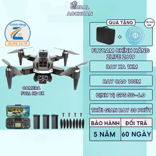  Flycam Chính Hãng Zlife Z619 Máy Bay Điều Khiển Từ Xa Camera Sắc Nét Full HD Có GPS Tự Động Quay Về 