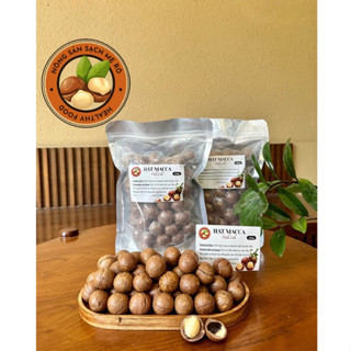  1KG HẠT MACCA ĐĂK LĂK NỨT VỎ SIZE TRUNG COMBO 2 TÚI ZIP NÔNG SẢN SẠCH MẸ RÔ 