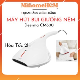 [HỎA TỐC 2H]Máy Hút Bụi Khử Khuẩn Vệ Sinh Giường Nệm Deerma CM800 Trắng (White) Chính Hãng BH 6 tháng