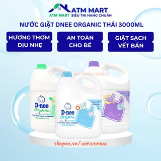 Nước Giặt Xả D-nee Organic Cho Bé Thái Lan 2.8L Dịu Nhẹ Với Da Nhạy Cảm - Nhiều Mùi Hương