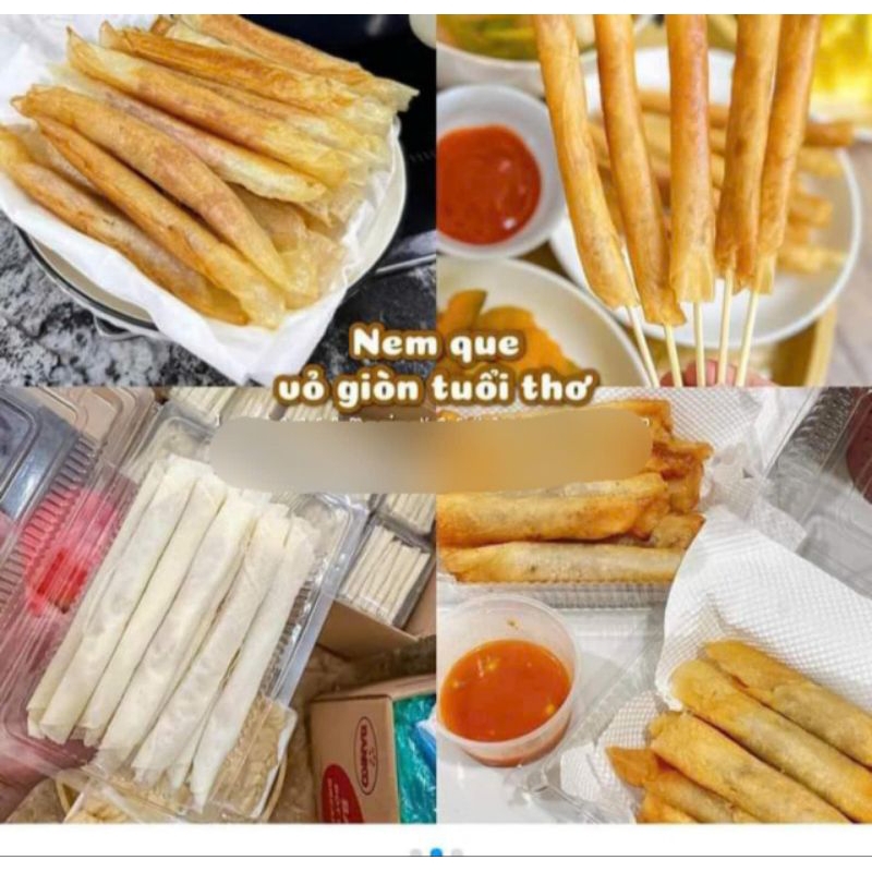 Nem chua rán vỏ giòn hộp 20 chiếc