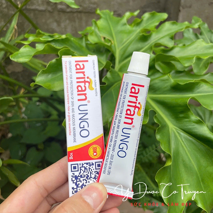 [CHÍNH HÃNG] -  Larifan Ungo Sùi mào gà, Gai sinh dục, Chuỗi ngọc DV,  Mụn Cơm, Mụn Cóc Herpes 10g