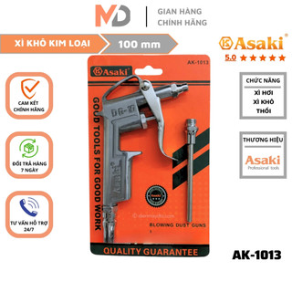 Súng xì khô hợp kim 2 đầu asaki ak-1013