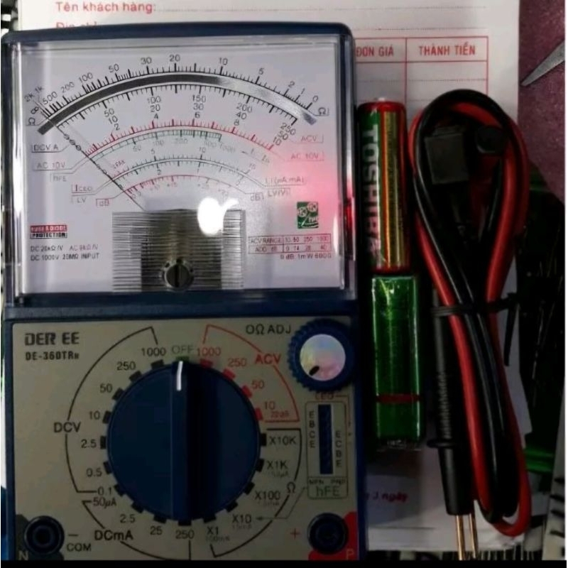 Đồng hồ vạn năng DE -360 TR zin