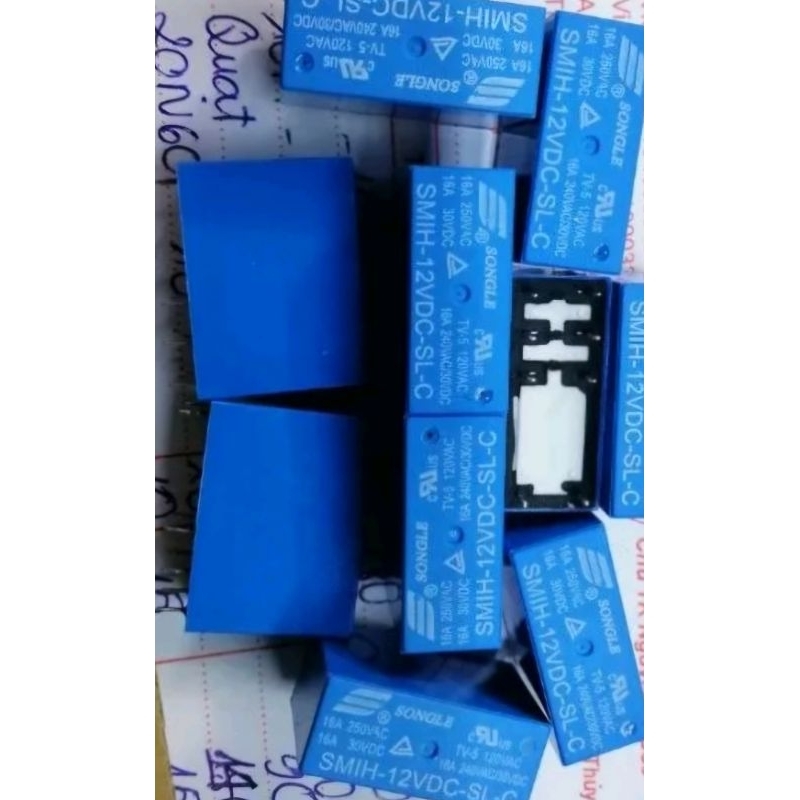 2c rơle 12v 8 chân 16A