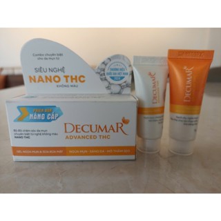 Bộ đôi Decumar Gel THC (5g) Ngừa Mụn & Sữa Rửa Mặt (7g) Làm Sạch.