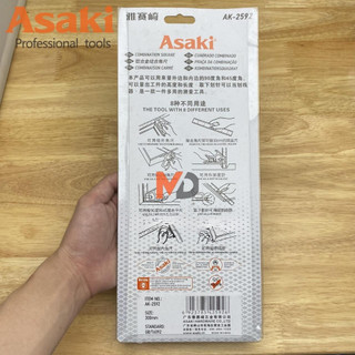 Thước ê ke thủy 300mm Asaki AK-2592