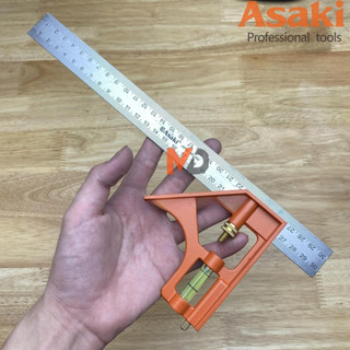 Thước ê ke thủy 300mm Asaki AK-2592