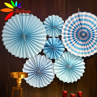 Set quạt giấy trang trí sinh nhật