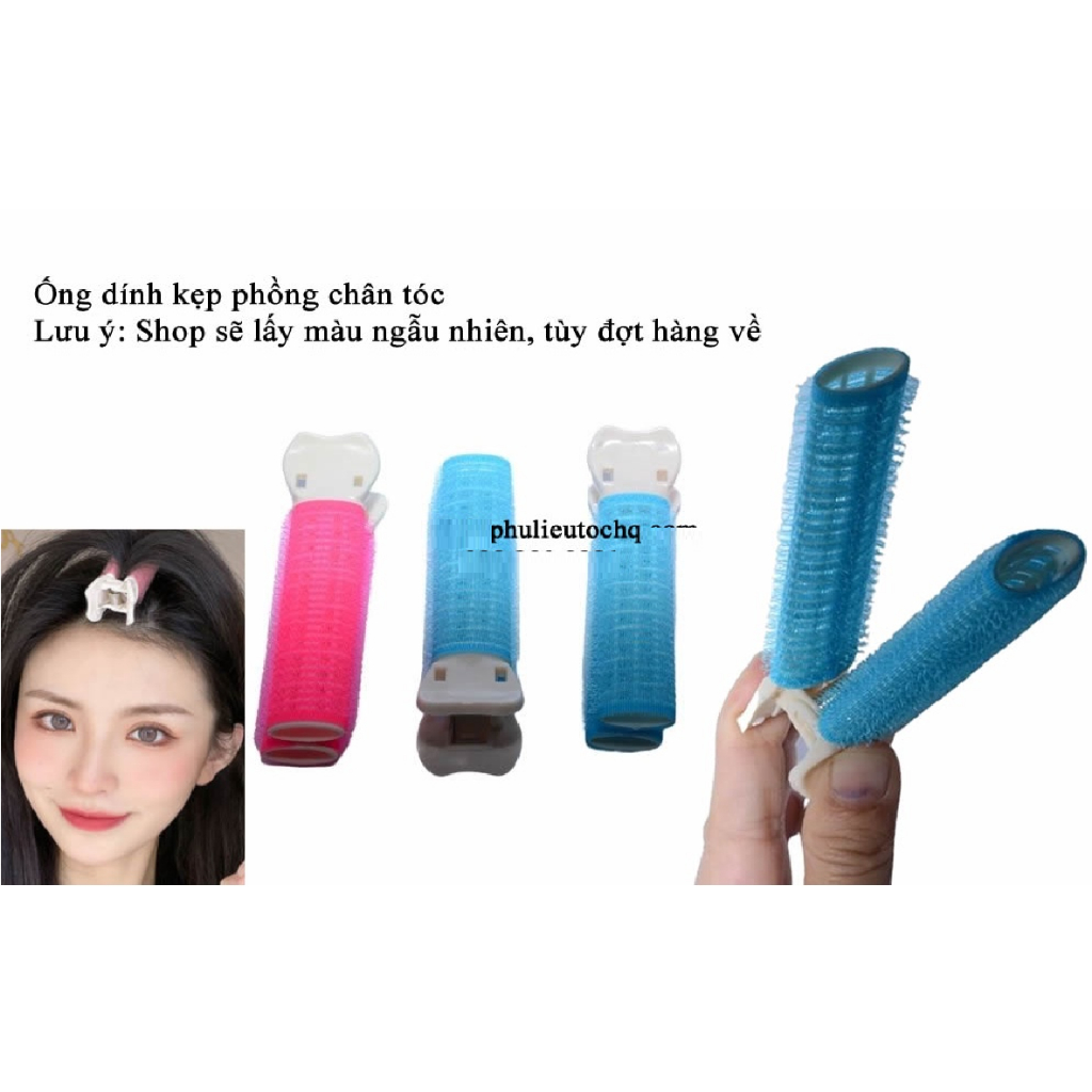 Ống dính kẹp phồng chân tóc combo 2 cái