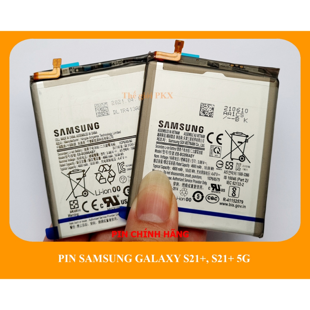 Pin Samsung S21 Plus | Pin S21+ 5G chính hãng G996 + Tặng kèm keo dán Pin