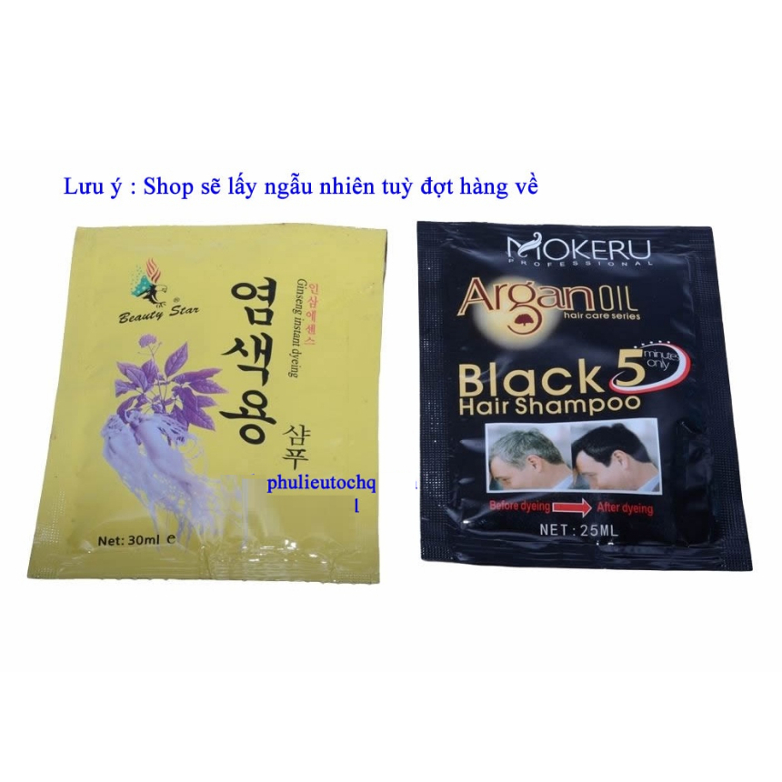 Dầu gội đen tóc 1 gói