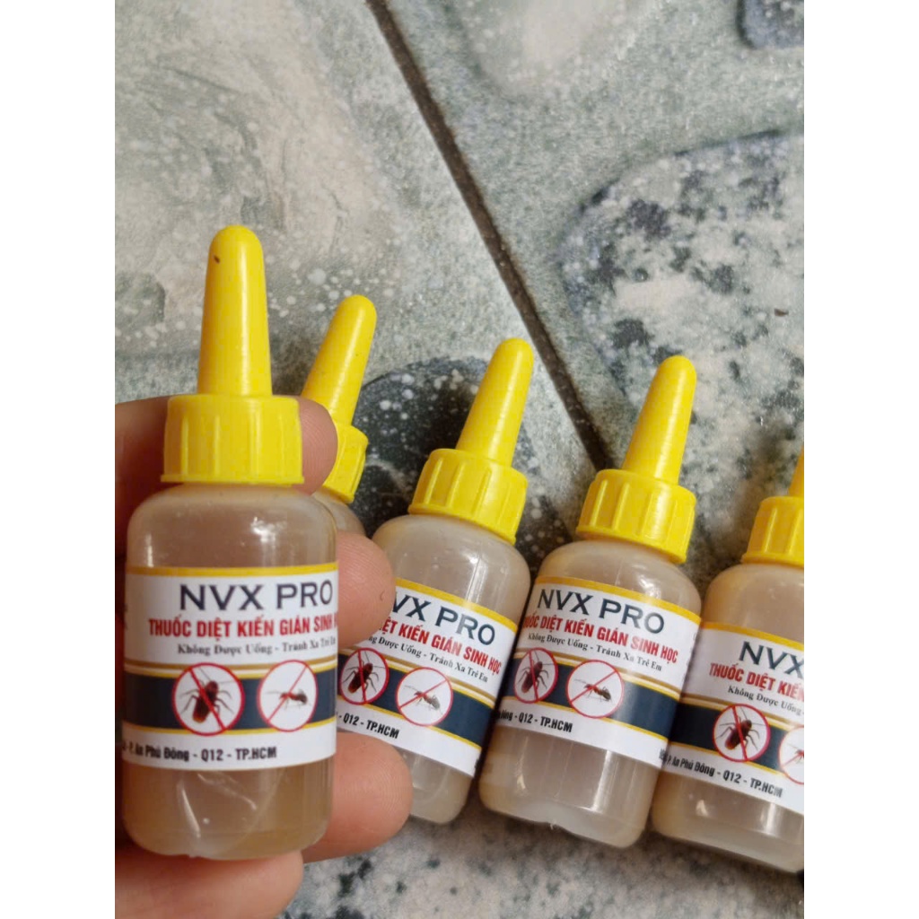 Combo 10 chai thuốc diệt kiến gián sinh học NVX Pro - An Toàn Hiệu Quả