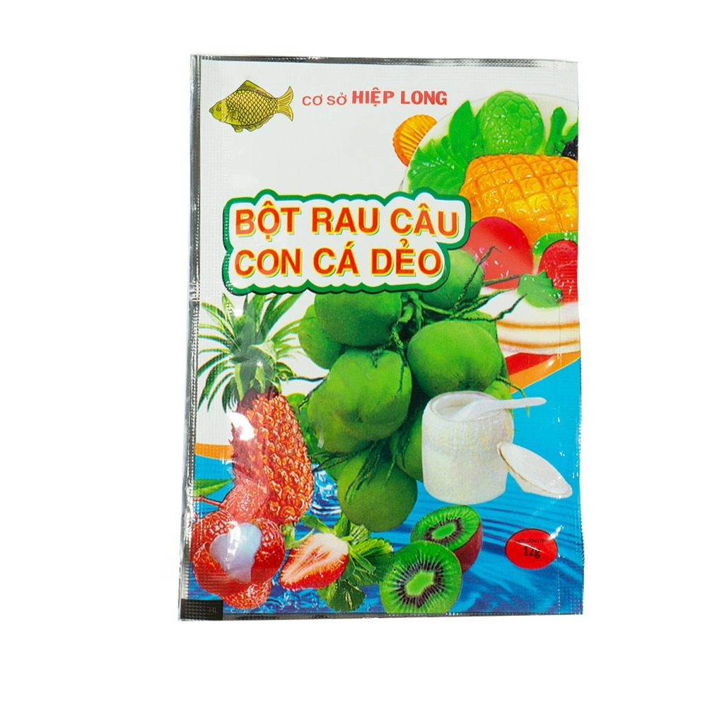 Bột rau câu con cá dẻo (10g)