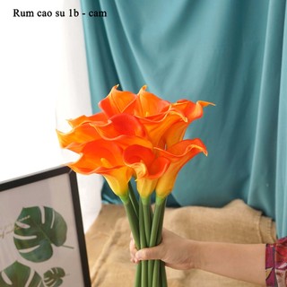 Hoa Lụa Để Bàn 🌺 Hoa Rum Cao Su 1 Bông