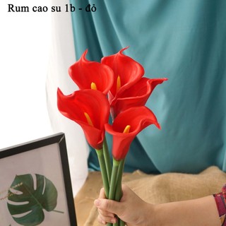 Hoa Lụa Để Bàn 🌺 Hoa Rum Cao Su 1 Bông