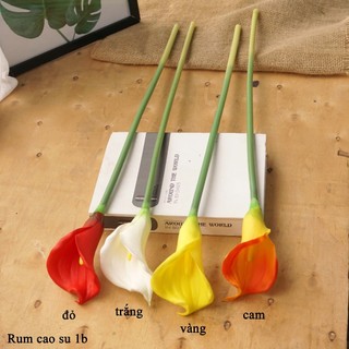 Hoa Lụa Để Bàn 🌺 Hoa Rum Cao Su 1 Bông
