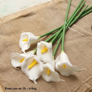 Hoa Lụa Để Bàn 🌺 Hoa Rum Cao Su 1 Bông